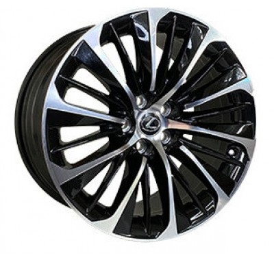 Диски Replica LX703 BKF R20 W8.5 PCD5x120 ET24 DIA60.1
